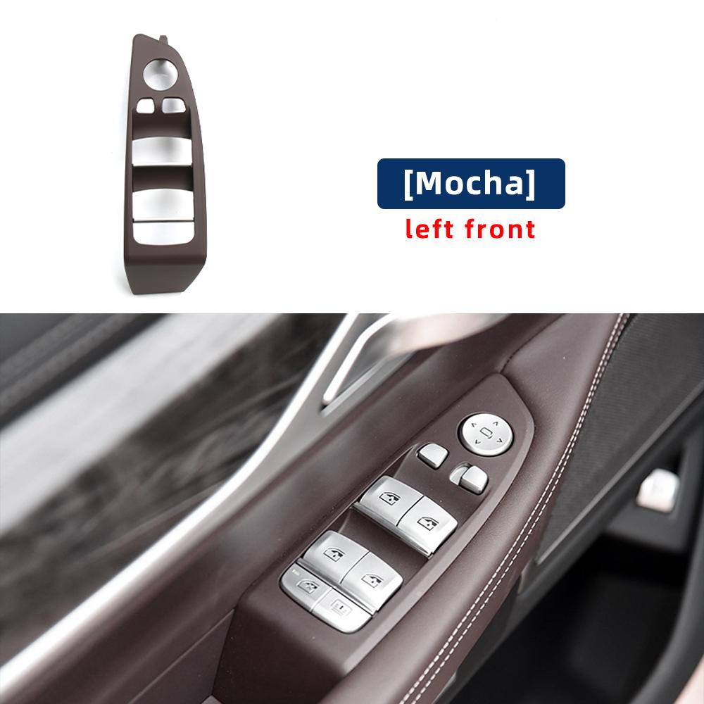 LHD Multiple Colors Car Front Left Right Window Lifter Switch Outer Frame Panel Cover For BMW 7  Series G12 2015-2023
