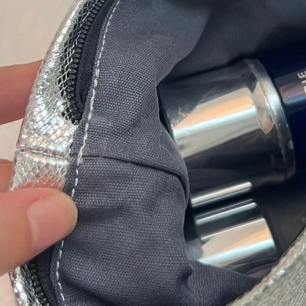 New Shiny Sequins Makeup Bag Large Capacity Zipper Organizer Pouch Clutch Cosmetic Handbag Travel
