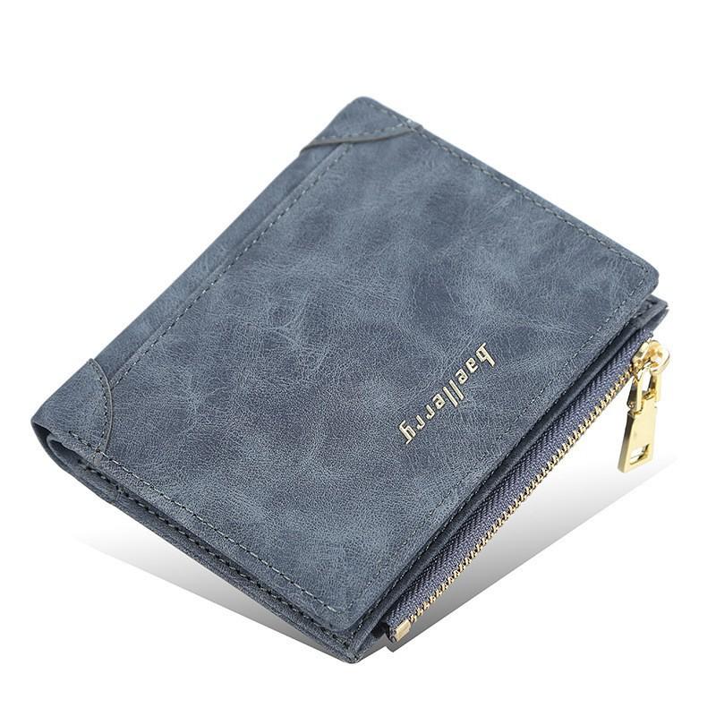Wallet Men's Short Korean Version Youth Multi Card Vertical Fashion Zipper Coin Purse