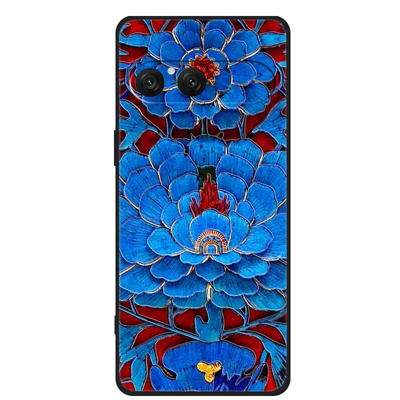 3D Emboss Case For Sony Xperia 10 VII 5G Phone Case Flowers Silicone Soft Coque Funda For Sony Xperia 10 VII Back Cover Case Bag