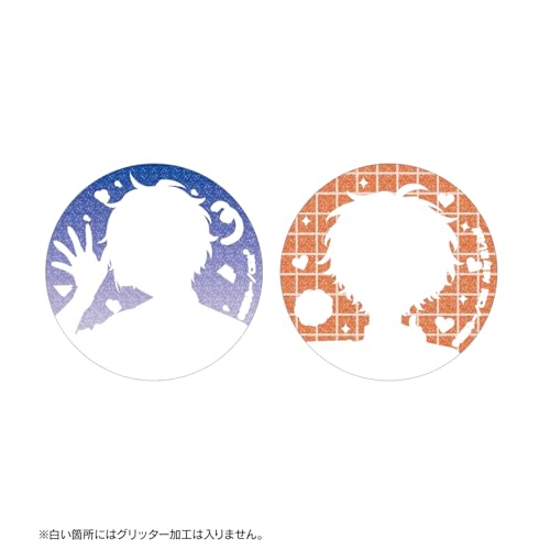 Highly feminine Shishihara-kun by Aimai Mii, City Pop version & Hoshinegimi's illustration Y2K version, trading glitter badges, box of 8