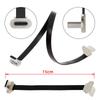 xiwai Angled Short Male to Male Fast Charging Ultra Slim Flat USB Data 65W Power for Laptops and Black USB-C Cord, 2.0 Cable, Supply, Tablets, 5.9