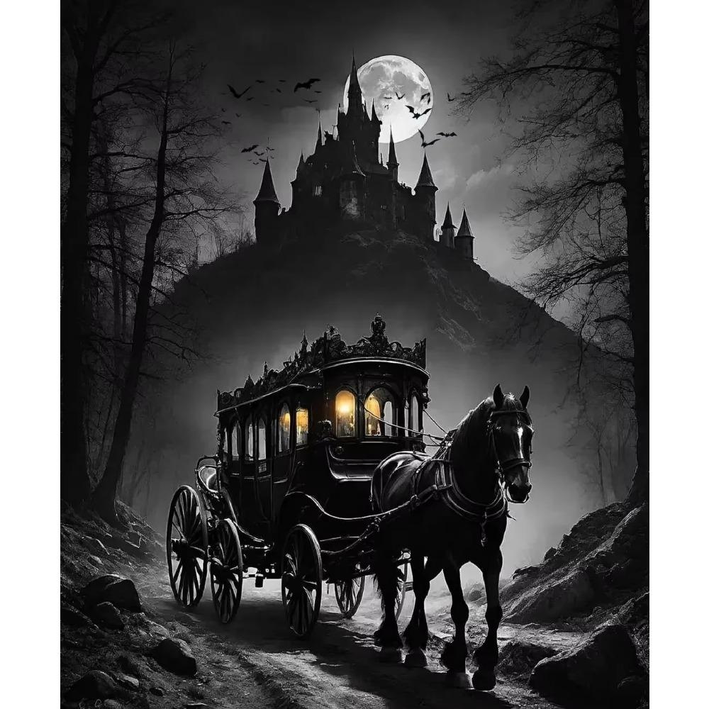 Dark Academia Art The Witch Demon Poster Prints For Living Room Home Decor Magic World Gothic Crow Canvas Painting Wall Art G