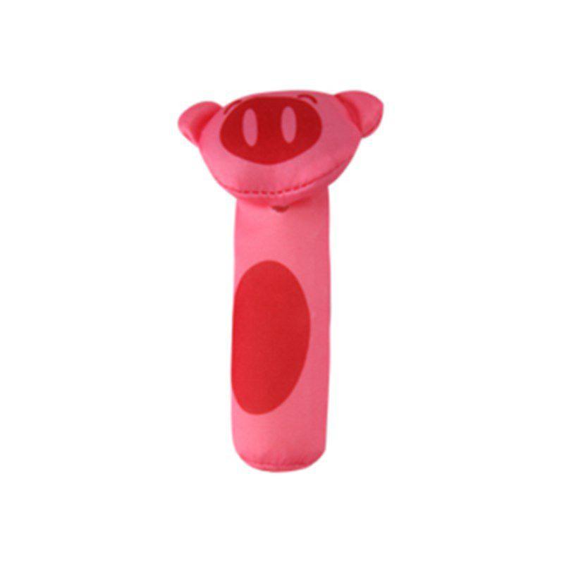 Cute Animal Bell Rattle Plush Toy For Soothing And Visual Development Of Newborns