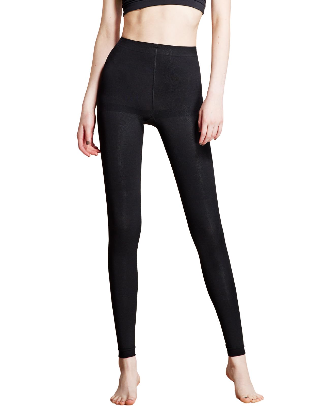 

Компрессионные мягкие, но прочные, можно носить весь день, компрессионные, тонкие, всесезонные [Bambi Water] леггинсы, утягивающие, женские леггинсы, компрессионные, длинные,