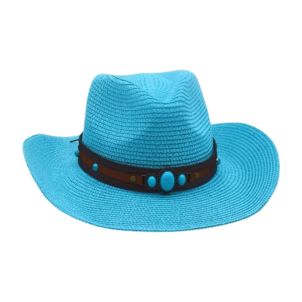 Straw Travel Beach Cowboy Hat Celebrity Style Straw Hat Grassland Advanced Sense Sun Hat