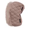 Unisex Triple-Layer Velcro Fleece Knee Pads for Autumn & Winter - Thick, Warm, Protective Gear.