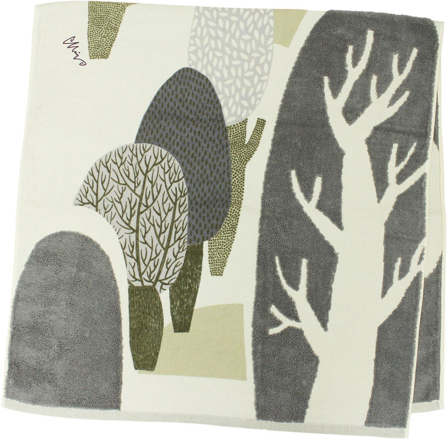 

Kusunokibashi Monori Morita MiW Mori no Wagaie Банное полотенце, Серое, A-65603-11-GY, 60 x 120 см