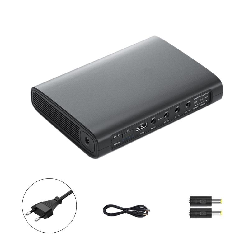 Routers Wifi Portable UPS Energy Backup 5V 9V 12V Power Supply Without Interruption 5.5x2.1mm For Modem Wifi Routers