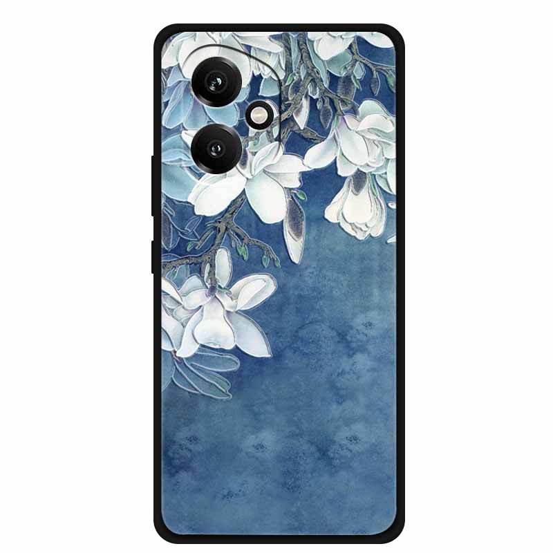 For Honor 400 5G Case 3D Flowers Emboss Soft Silicone Phone Case For Honor 400 Back Cover Bumper Funda Protective New Shell Bag