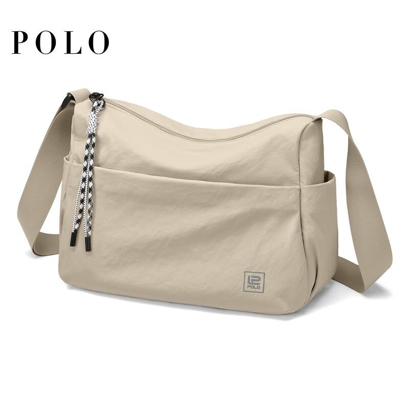 POLO Casual Crossbody Bag, Shoulder Bag, Large Capacity Sport Messenger Bag, for 12.9-inch iPad