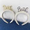 Bride To Be Stirnband Junggesellinnenabschied Junggesellinnenparty Brautparty Boho Strandhochzeit Verlobungsdekoration Flitterwochen Geschenk