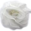 Les Trésors De Lily [K0945] - Broche Créateur 'Rose Féérique' blanc