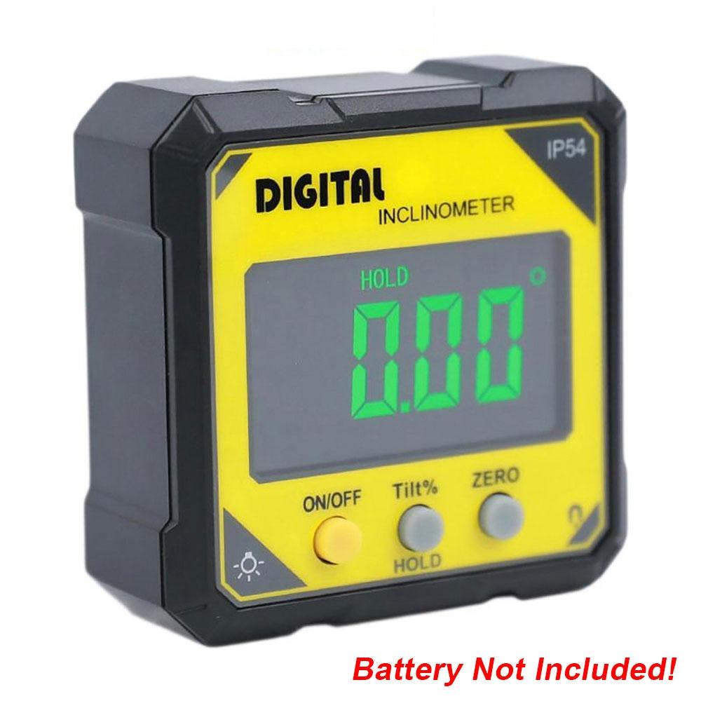 1Pcs Multifunctional Digital Inclinometer LCD Display Angle Level Ruler for Automobile Test