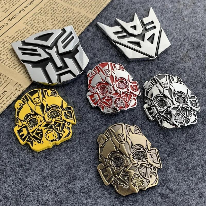 Car Styling 3D Nickel Sticker Autobot Transformers Zinc Alloy Sticker Auto Badge Emblem  for Mobile Phone Laptop Decoration
