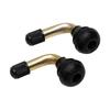 A-ITEM Tire Air Valve, L-Shaped, Set of 2, Tubeless Tyre, Motorcycle, Small Diameter, Repair,