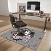Anime Cartoon Design Office Chair Mat Non-Slip Carpet for Home Decor, Living Room, Bedroom, Game Room, Dormitory - Seasonal Gift Suitable for All Seas