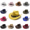 Western Cowboy Hat With Sun Protection For Men Women Bohemian Style