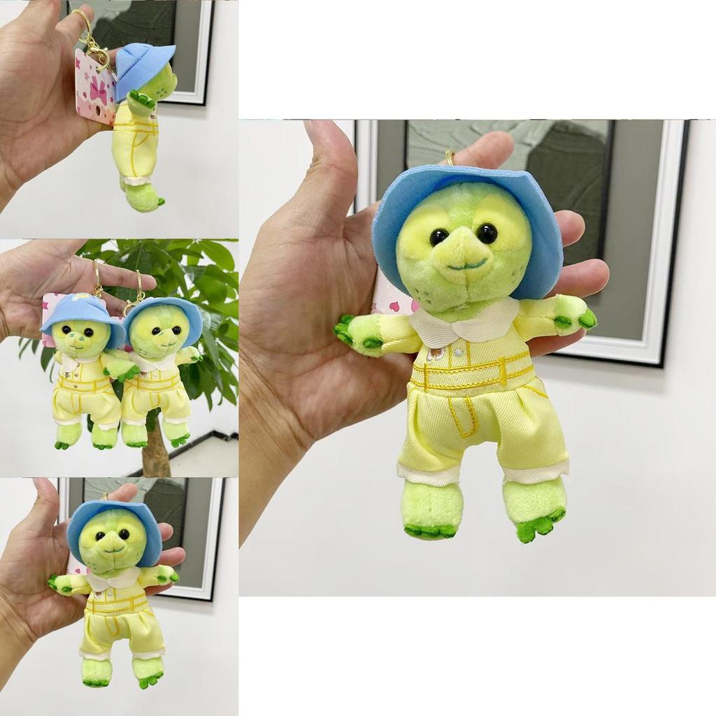 Soft Short Plush Turtle Doll Keyring Charming Accessory For Bags And Keychains