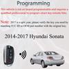 Key Fob Keyless Entry Fits for Hyundai Sonata 2014 2015 2016 2017 Remote Control Flip Key Replacement TQ8-RKE-4F16 95430-C1010 4 Button 46 Chip