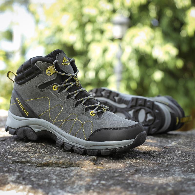 

YRZL Зимние термоботинки Мужские Водонепроницаемые Нескользящие Походные Ботинки Мужские Уличные Ботильоны Нескользящие Снежные Походные Ботинки для Сильного Снега 44