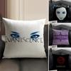 Hot Rock E-Evanescence Pillow Case Natural Linen Organic Fabric Double-Sided Printing Sofa Home Decor Gift Cushion Cover