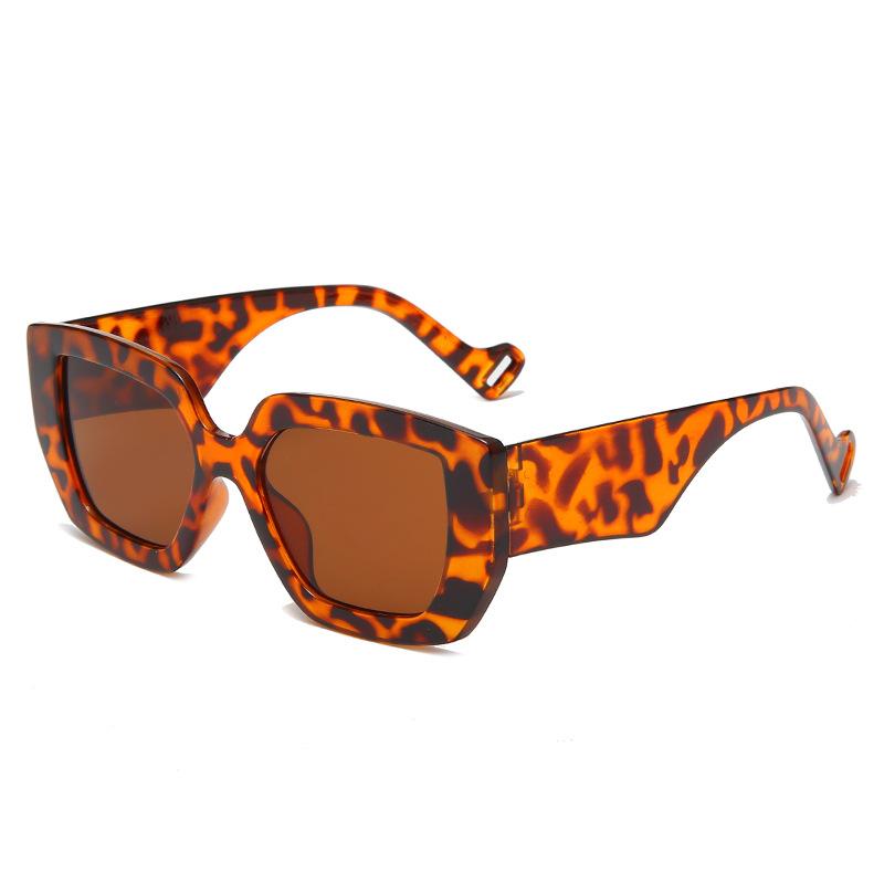 New fashion polygonal sunglasses female European and American ins Internet celebrity street sunglasses YK fashion sunglasses
