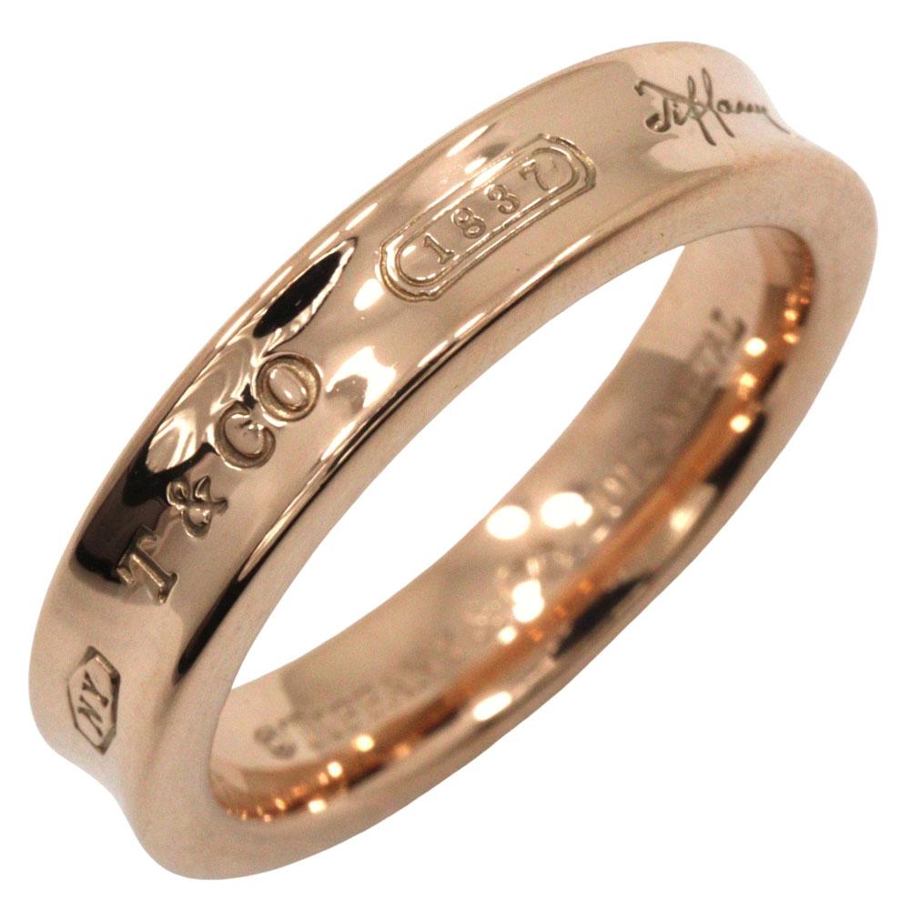

TIFFANY&Co. 1837 Ring gold Rubedo metal #4.3(US Size) 4.0g Women Used