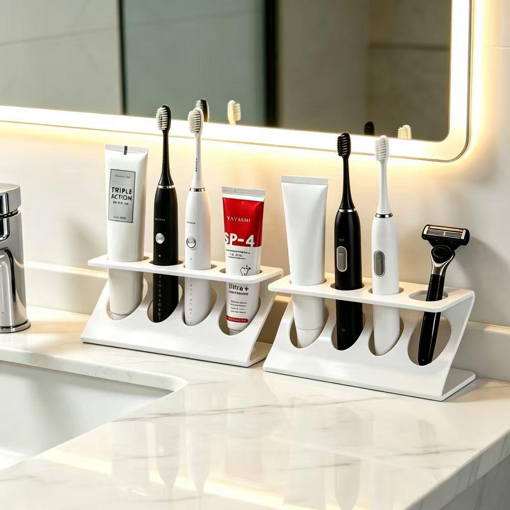 High-End Electric Toothbrush and Toothpaste Bathroom Stand