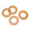 4Pcs 1.9in Wheel Outer Rings Rims Increase Stability CNC Machining Aluminum Alloy RC Wheel Outer Rings Rims for 1Celsius10 RC