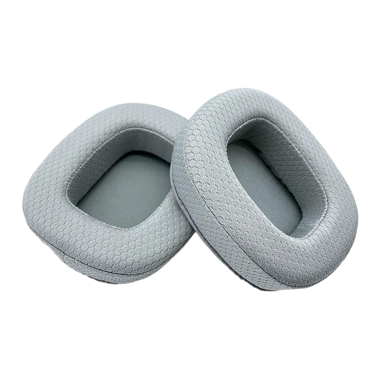 

2PCS Replacement Ear Pads For Edifier G3 G5 G35 G50 Headphones Comfortable Protein Leather Ear Cushions B сірий