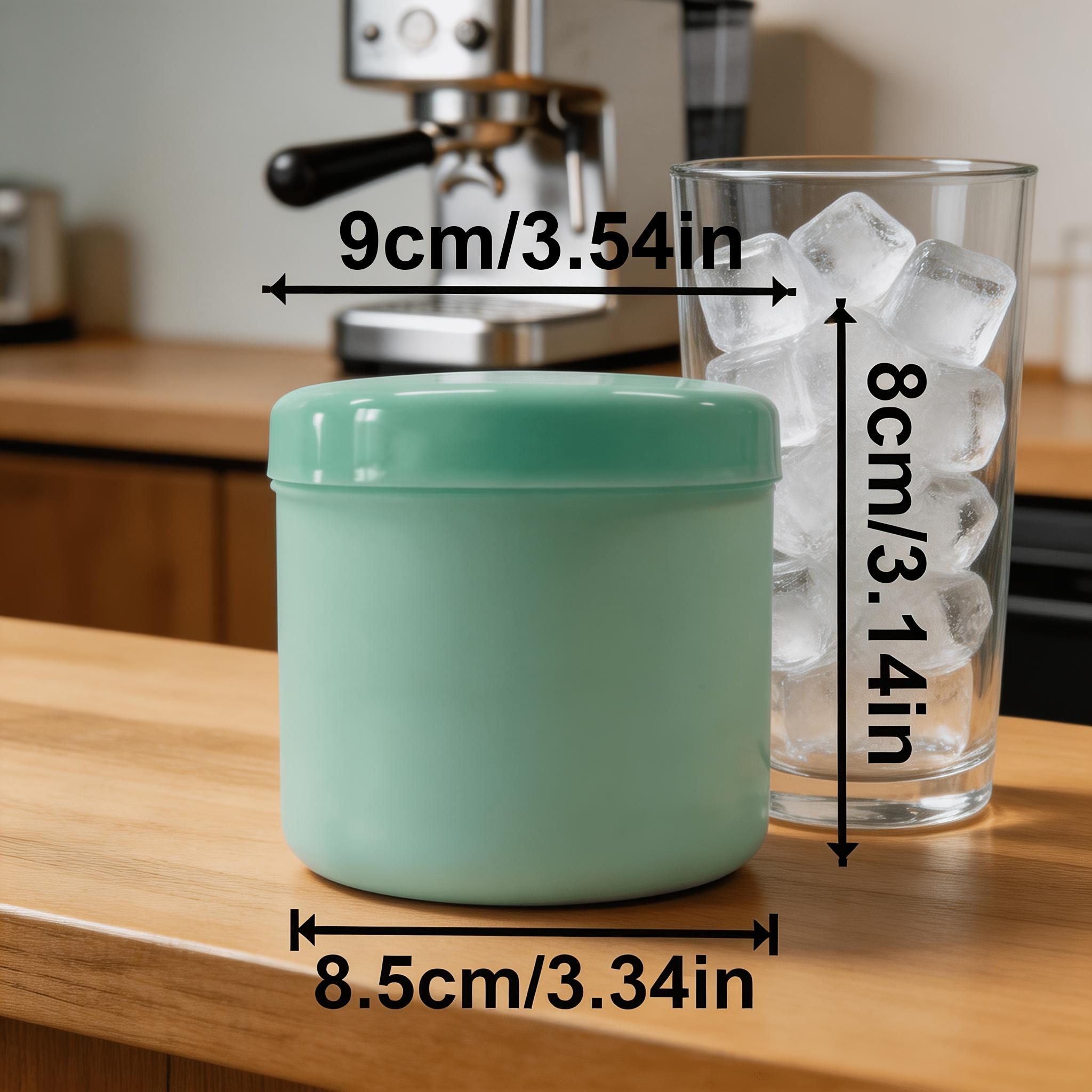 

Silicone Ice Cube Mold Maker Bucket One Button Press Out Ice Tray with Lid for Home and Parties 1pcs pack