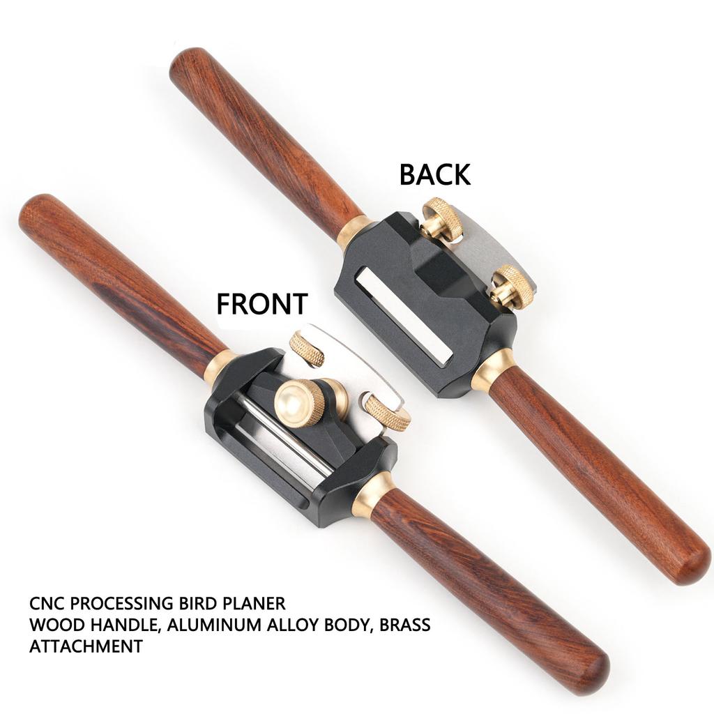 Verstellbarer Vogelhobel Flache Basis Hand-Holzhobel Hand-Schabeisen für Holzbearbeitung Ecke Bogen Trimmen
