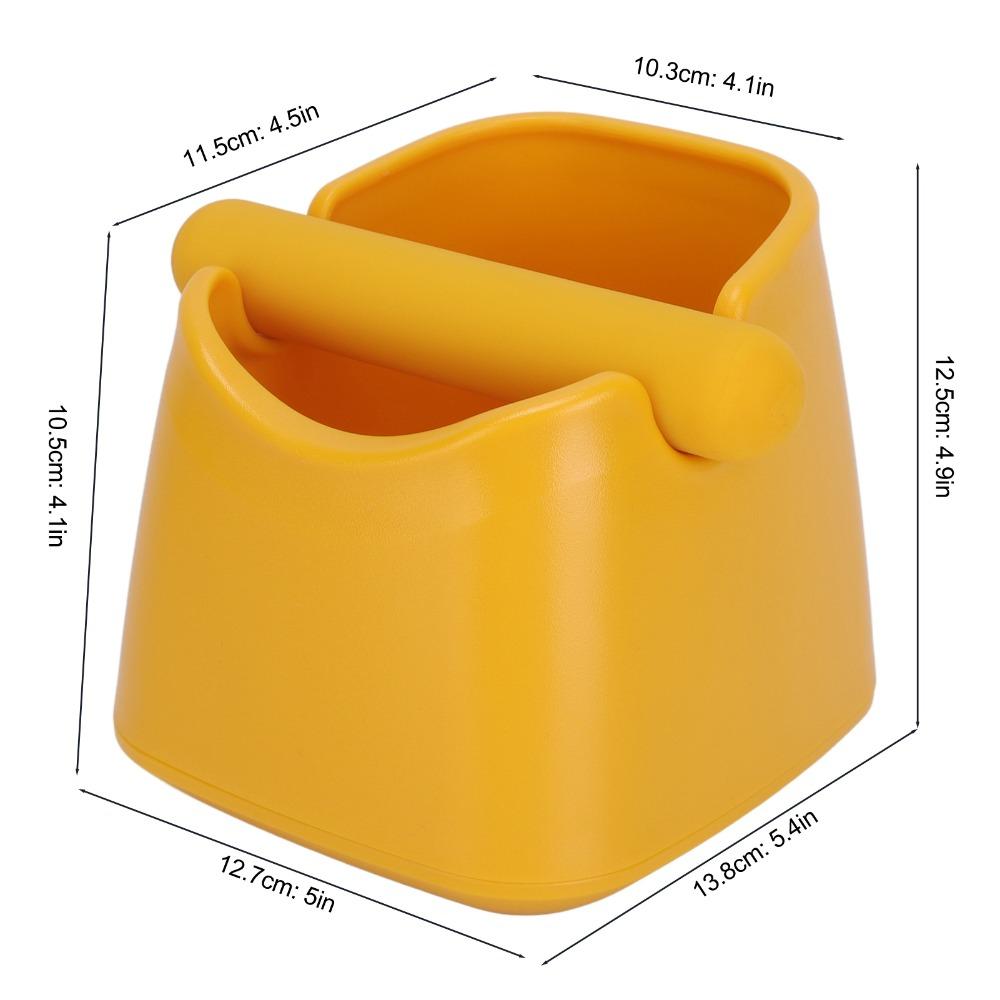 Removable Knock Bar Coffee Knock Bin Rubber Bar Espresso Grounds Container  Home Coffee Station