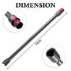 Extension Rod for Dyson V10 Digital Slim/V12 Detect Slim Cordless Stick Vacuum Cleaner Quick Release Straight Pipe Bar-B