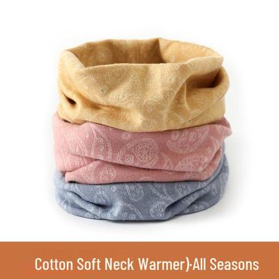 Frühling-Sommer Unisex Baumwoll Nackenwärmer Schal: Vielseitig, Dünn, Kälteschutz & Wärme, Pullover-Fellkragen