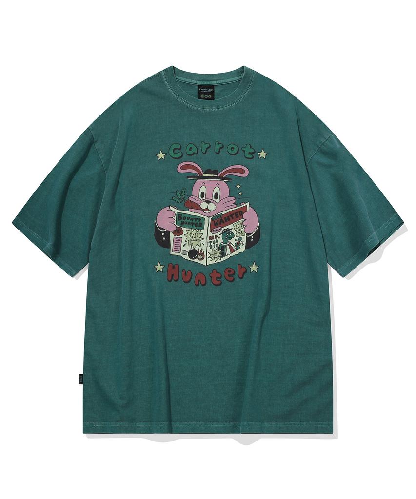 CPGN STUDIO Carat Hoppy Pigment Short Sleeve Tee Basil Green