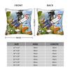 Soft The Little Mole Krtek Pillowcase Fabric Cushion Cover Gift Cartoon Floral Throw Pillow Case Cover Home Zipper