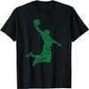 Basketball Player Typography Word Art T-Shirt(1)