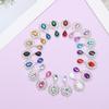 Droplets Sparkling Crystal Garment Decorative Scrapbooking Alloy Rhinestone Pendant Sewing Button