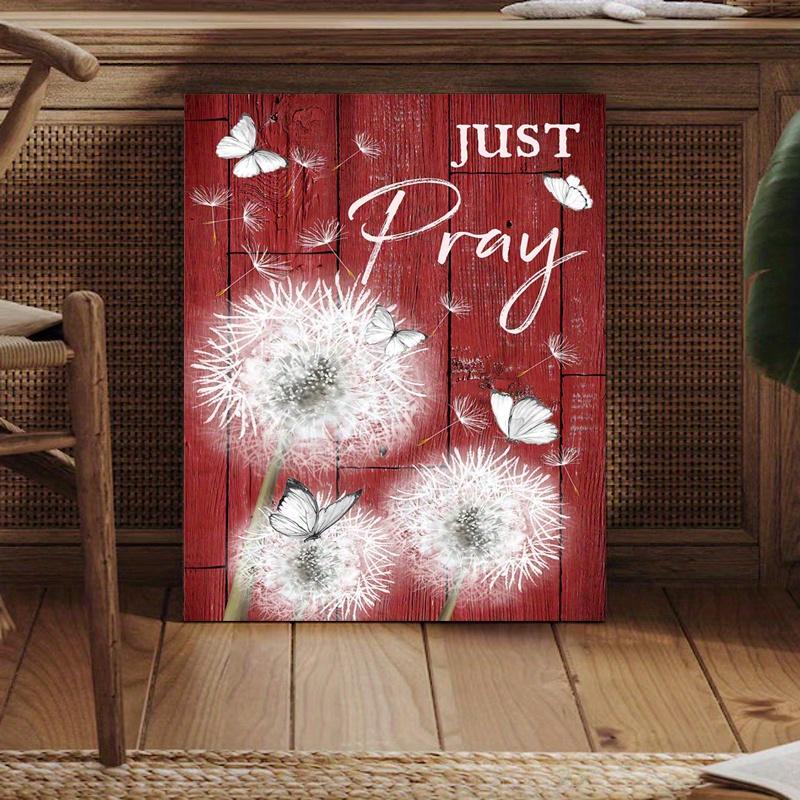 

Рамка - Белый одуванчик бабочка многосценный дисплей холст постер в раме - декоративное настенное искусство - включая крепление для подвешивания 20*30cm(with frame)