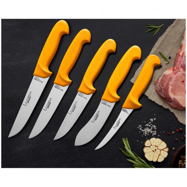 

Набор кухонных ножей Lazbisa Набор ножей для мясника, золотая серия, 5 шт.