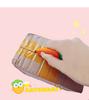 Cute Carrot Pocket Utility Knife Express Box Paper Cutter Art Craft Wrapping Opener with Keychain Hole Office School Stationery