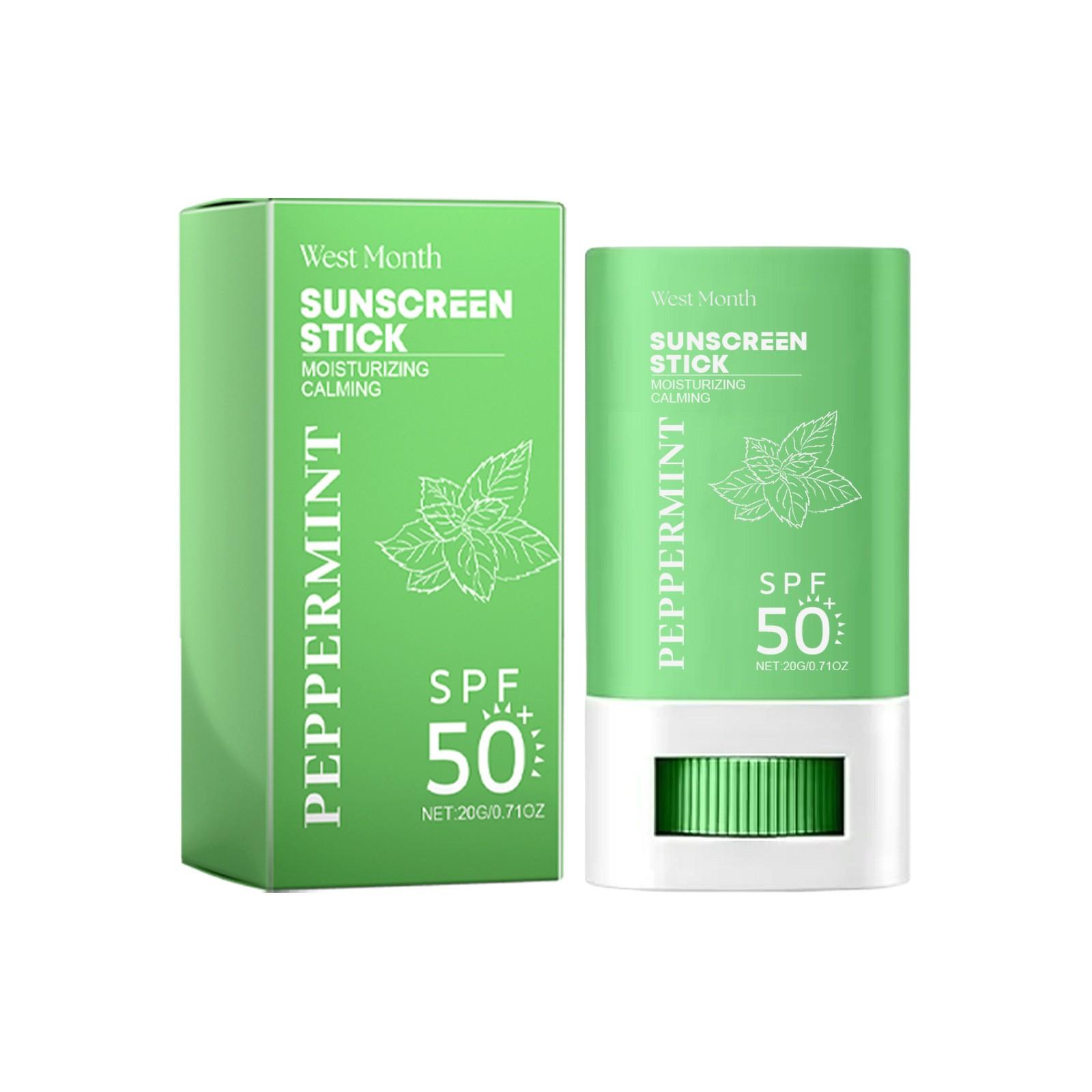 

Пляжный солнцезащитный стик 50+, водостойкий для лица One Size зелёный