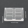 Acrylic Card Slot Storage Case, Lightweight Tabletop Decor, Portable, , Multifunctional, Compact