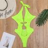 New Sexy Solid Color One-Piece Swimsuit: Hot-Selling Women's Bikini 2020