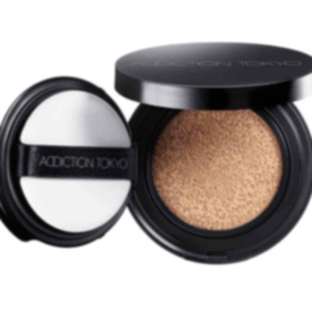 

ADDICTION Skin Reflect Lasting UV Cushion Foundation Puff 12g Pure (Refill & Included) [004 Beige]