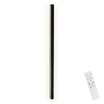 LED-Wandleuchte für den Innenbereich - NETTLIFE - Modern 100 cm - Schwarz - 34 W - Einstellbares Licht