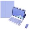 iPad 11th Gen Bluetooth Leather Keyboard Case with Pen Slot, 10.9 Inch