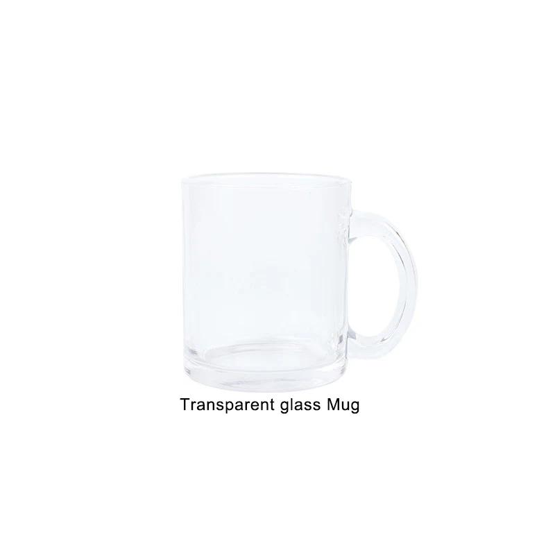 Customized Glass Coffee Mug Frosted glass Custom image Mug DIY Breakfast Milk Cup DIY logo teaCup for Best Gift